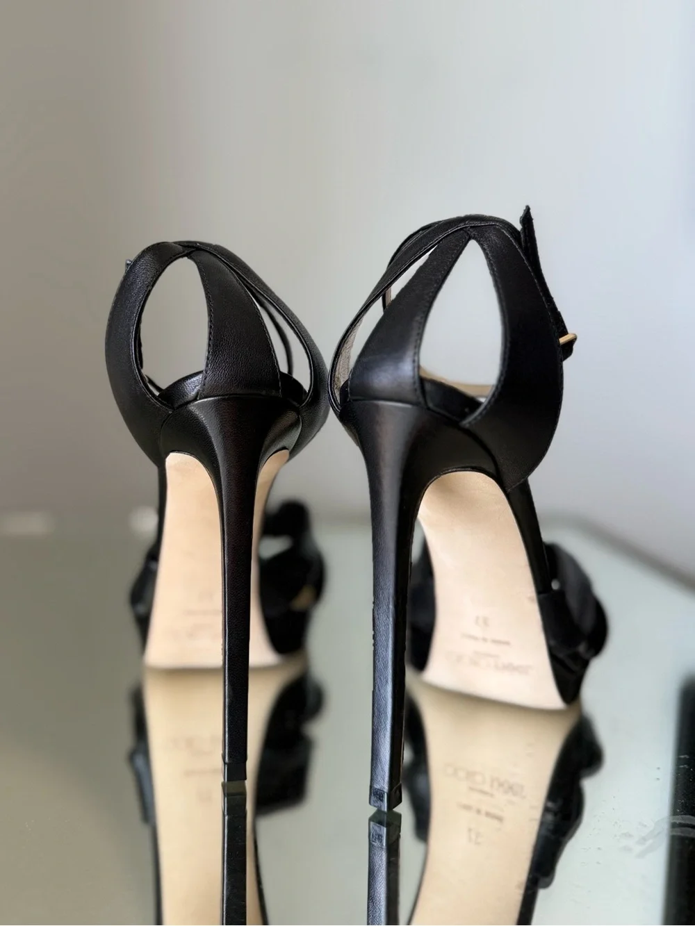 New Jimmy Choo - Rosie 120 leather sandals $1,095 37